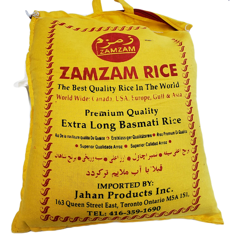 Zam Zam Basmati Rice (40lb)